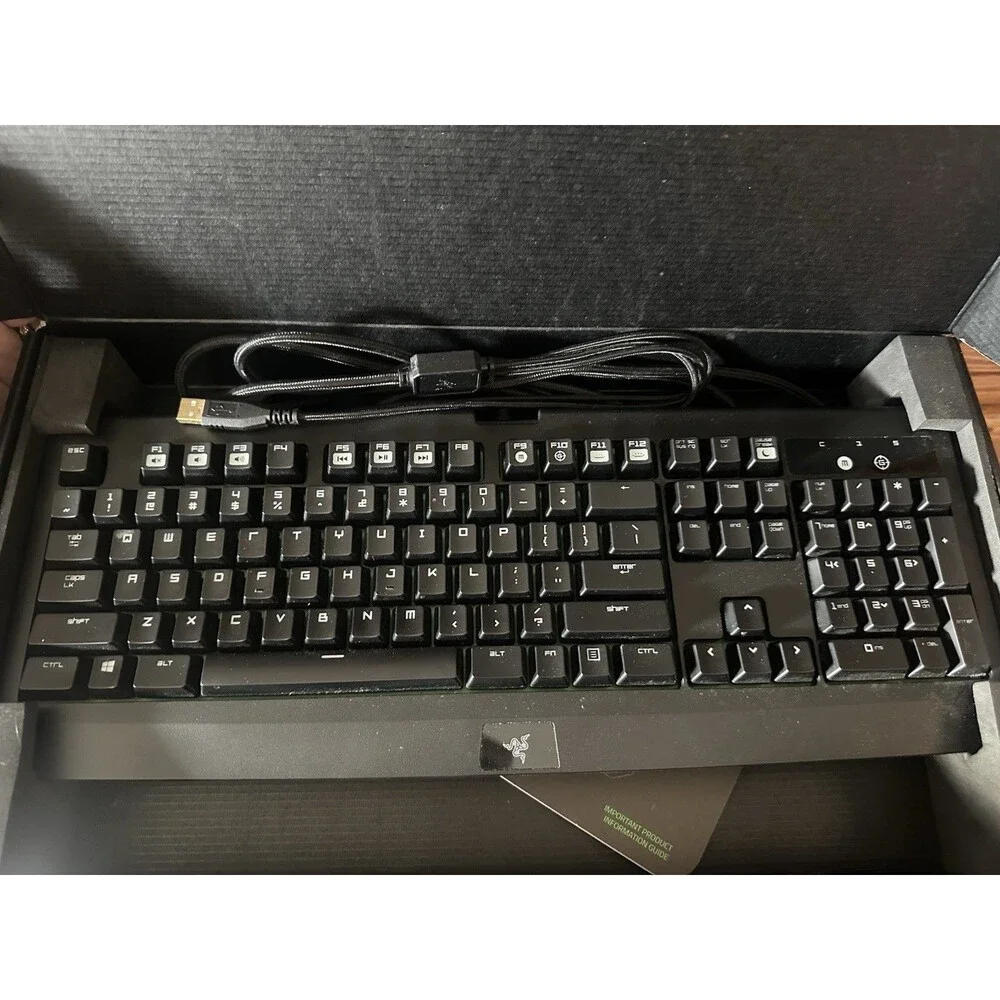 RAZER BlackWidow Ultimate Stealth Backlit Mechanical Gaming Keyboard 2016 Tested